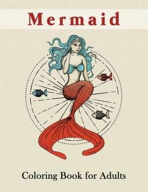 Mermaid Coloring Book for Adults de Freshniss