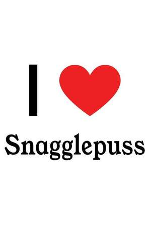 I Love Snagglepuss: Snagglepuss Designer Notebook de Perfect Papers