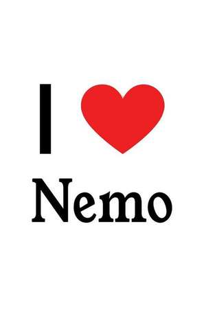 I Love Nemo: Finding Nemo Designer Notebook de Perfect Papers