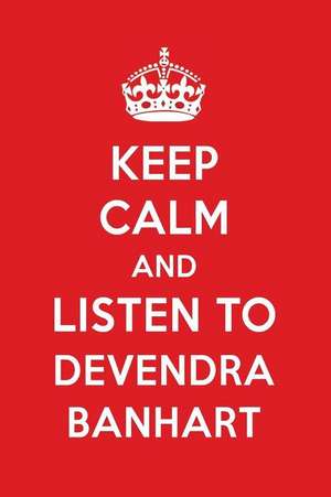 Keep Calm and Listen to Devendra Banhart: Devendra Banhart Designer Notebook de Perfect Papers