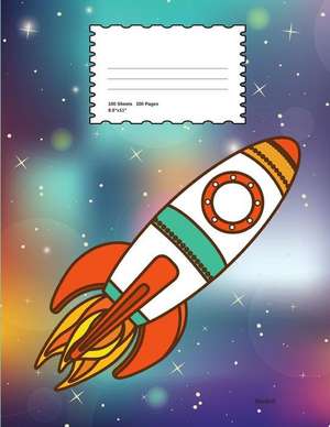 Rocket: School Supplies Composition Book and Journal for Kids de Kai Journals