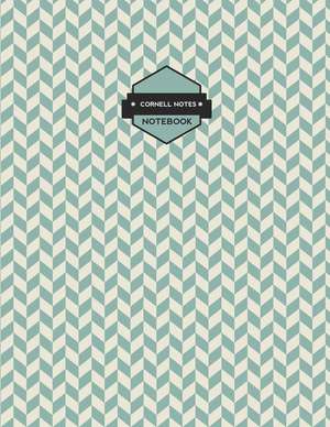 Cornell Notes Notebook: Blue Chevron Notes Paper de The Whodunit Creative Design