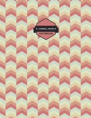 Cornell Notes Notebooks: Retro Vintage Chevrons Notes Paper de The Whodunit Creative Design