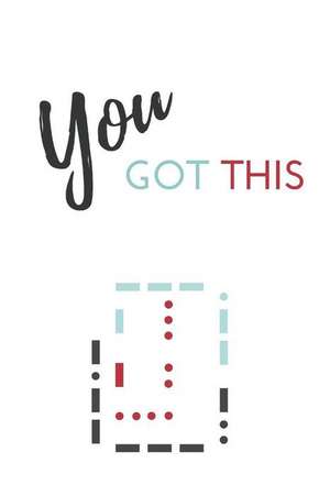 You Got This: Morse Code Abstract Art Design Writing Journal Notebook de Bks Press