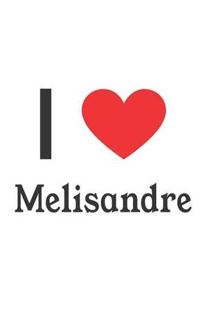 I Love Melisandre: Melisandre Designer Notebook de Perfect Papers