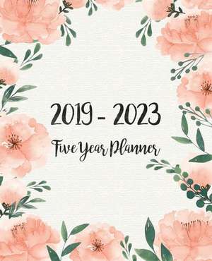 Five Year Planner 2019-2023: Monthly Schedule Organizer - Agenda Planner for the Next Five Years, 60 Months Calendar January 2019 - December 2023 de Kim R. Jacquez