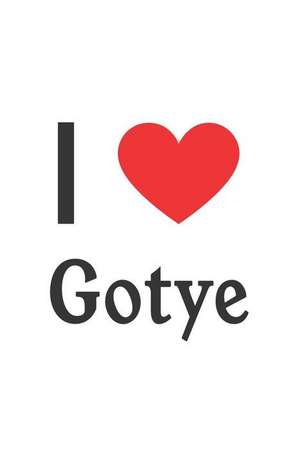 I Love Gotye: Gotye Designer Notebook de Perfect Papers