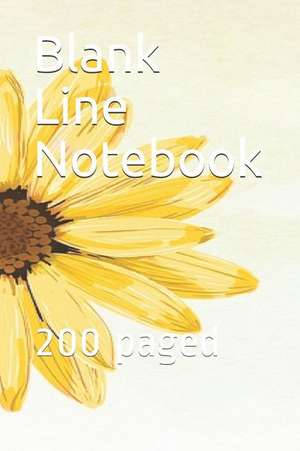 Blank Line Notebook: 200 Paged de A. Garcia