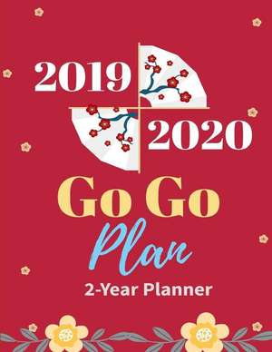 Go Go Plan (2019 2020): Achieve Success by Plan, 2-Year Planner, 8.5x11 Inches (2019 2020) de Book Publishing