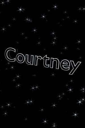 Courtney: Blank Notebook with Dot Grid Border de Custom Book Creations