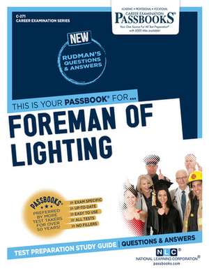 National Learning Corporation: Foreman of Lighting (C-271)