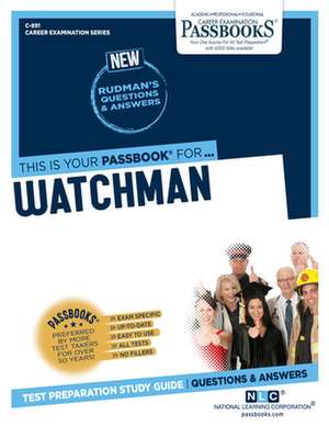 Watchman (C-891) de National Learning Corporation