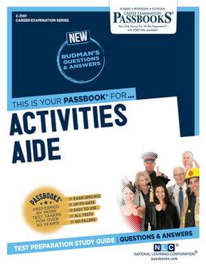 Activities Aide (C-3101) de National Learning Corporation