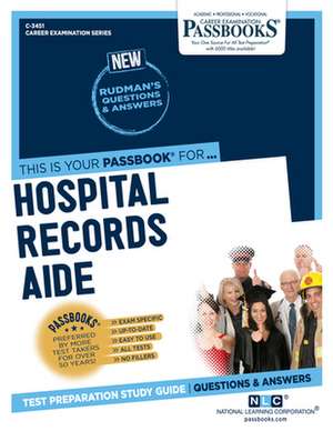 Hospital Records Aide (C-3451) de National Learning Corporation