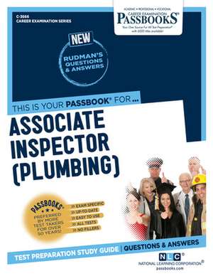 Associate Inspector (Plumbing) (C-3666) de National Learning Corporation