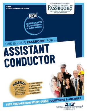 Assistant Conductor (C-3991): Passbooks Study Guide Volume 3991 de National Learning Corporation