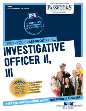 Investigative Officer II, III (C-4846) de National Learning Corporation