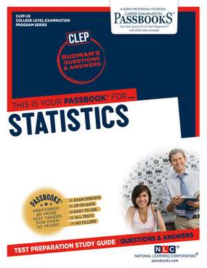 Statistics (Clep-26) de National Learning Corporation