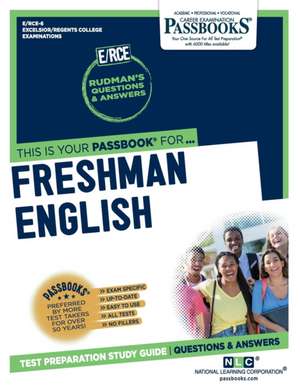 Freshman English (Rce-6) de National Learning Corporation