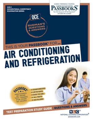 Air Conditioning and Refrigeration (Oce-1) de National Learning Corporation