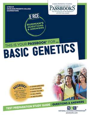 Basic Genetics (Rce-91): Passbooks Study Guide Volume 91 de National Learning Corporation