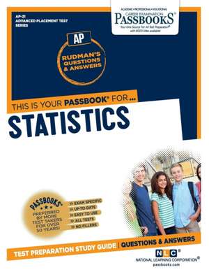 Statistics (Ap-21), 21: Passbooks Study Guide de National Learning Corporation