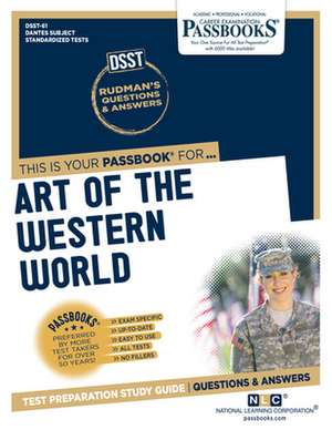 Art of the Western World (Dan-61): Passbooks Study Guide Volume 61 de National Learning Corporation