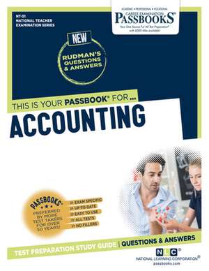 Accounting (Nt-51): Passbooks Study Guide Volume 51 de National Learning Corporation