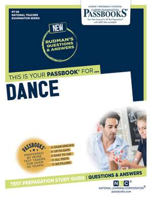 Dance (Nt-66): Passbooks Study Guide Volume 66 de National Learning Corporation