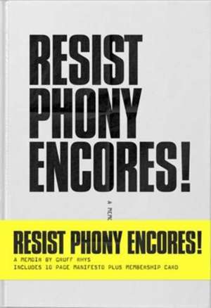 Resist Phony Encores! de Gruff Rhys