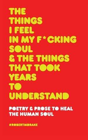 THE THINGS I FEEL IN MY FUCKING SOUL AND THE THINGS THAT TOOK YEARS TO UNDERSTAND de Robert M. Drake