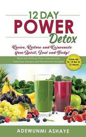 12 Day Power Detox de Adewunmi Ashaye