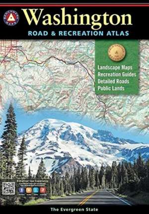 Benchmark Washington Road & Recreation Atlas, 9th Edition de National Geographic Maps