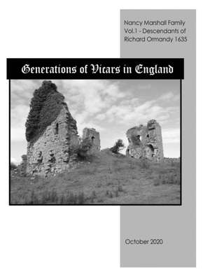 Generations of Vicars in England de Michael Tieman