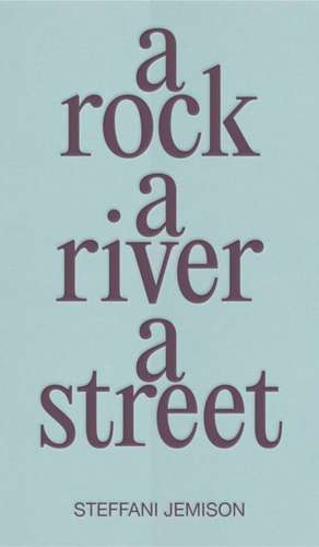 A Rock, a River, a Street de Steffani Jemison