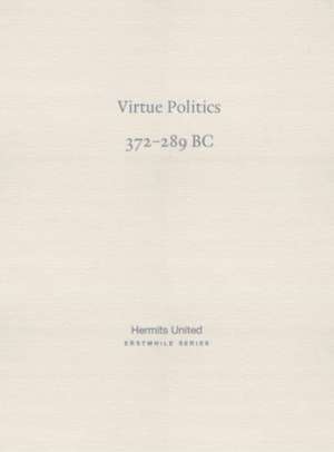 Virtue Politics de Mencius