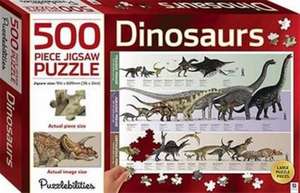 Dinosaurs 500 Piece Jigsaw Puzzle de Hinkler Books