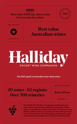 Halliday Pocket Wine Companion 2021 de James Halliday