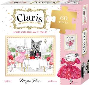 Claris Book & 60 Piece Puzzle Set de Megan Hess