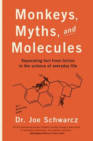 Monkeys, Myths and Molecules: Separating Fact from Fiction in the Science of Everyday Life de Joe Schwarcz