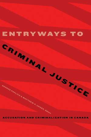 Entryways to Criminal Justice: Accusation and Criminalization in Canada de Amy Swiffen