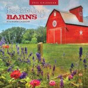 Beckoning Barns 2025 12 X 24 Inch Monthly Square Wall Calendar Featuring the Artwork of Lori Deiter Plastic-Free de Hopper Studios