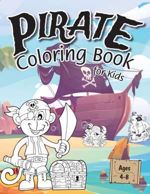 Pirate Coloring Book for Kids de Engage Activity Books