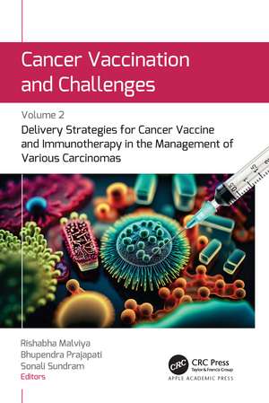 Cancer Vaccination and Challenges: Volume 2: Delivery Strategies for Cancer Vaccine and Immunotherapy in the Management of Various Carcinomas de Rishabha Malviya