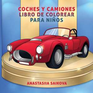 Coches y camiones libro de colorear para niños de Young Dreamers Press