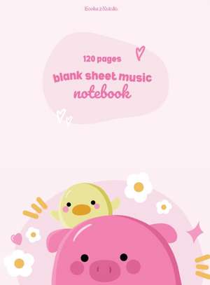 Blank Sheet Music Notebook de Books By Natalia