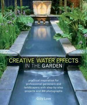 Creative Water Effects in the Garden de Gilly Love