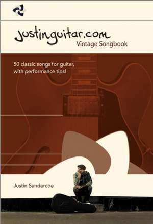 The Justinguitar.com Vintage Songbook de Music Sales