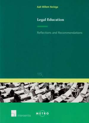 Legal Education de Aalt Willem Heringa