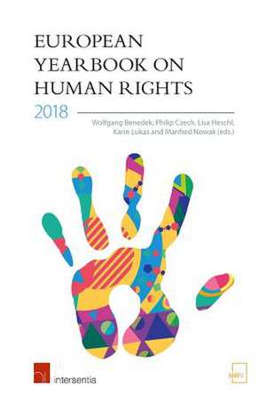 EUROPEAN YEARBOOK ON HUMAN RIGHTS 2018P de Manfred Nowak